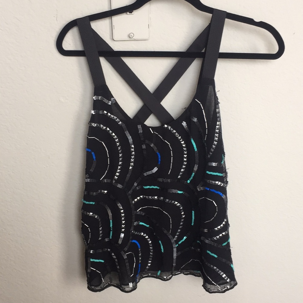 Free people size M sequin top